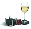 Picture of Pantry Works Coaster Container With 6 Coasters SN