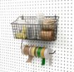 Picture of Pegboard Storage Basket With Paper Towel Holder IG