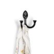 Picture of SAXON DOUBLE HOOK WALL MOUNT WSCREWS BLACK
