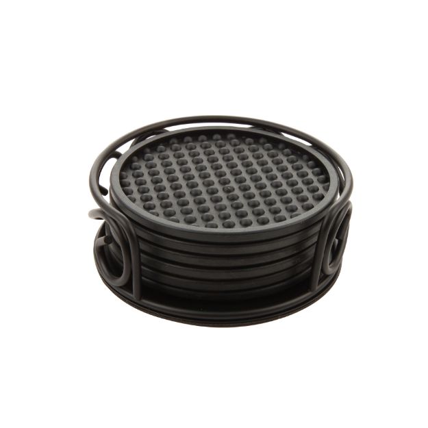 Picture of Scroll Coaster Container With 6 Coasters BK