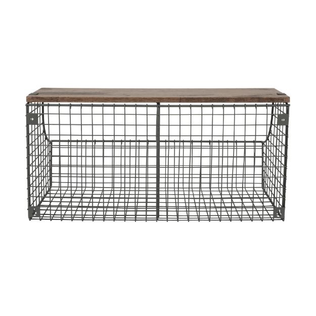Picture of Vintage Living Double Storage Basket IG