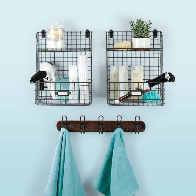 Picture of Vintage Living WM Storage Bin & Shelf IG