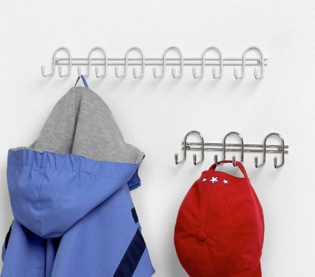 Picture of WM Utility Rack 6 Double Hook WH