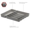 Picture of HEXA 6-Divider Silverware Tray GY