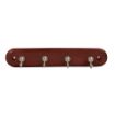 Picture of Rack Key 4 Hook Wood With SN Hooks