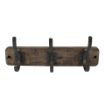Picture of Richmond Rack Wood WM 3 Hook CF/IG