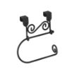 Picture of Scroll OTC Towel Ring BK