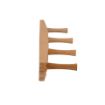 Picture of Wall Mount Wood Rack 4-Peg Bamboo
